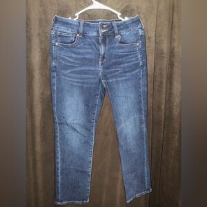 American Eagle Outfitters Dark Blue Stretch Jeans